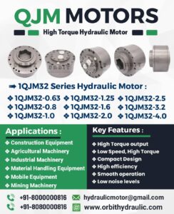 1QJM32 Hydraulic Motor Manufacturer